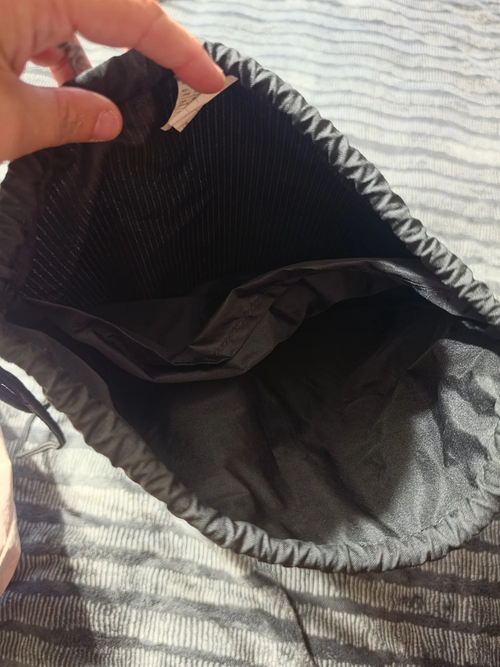 Nike black drawstring